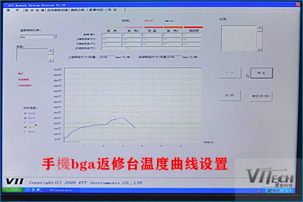 手機(jī)bga返修臺(tái)溫度曲線